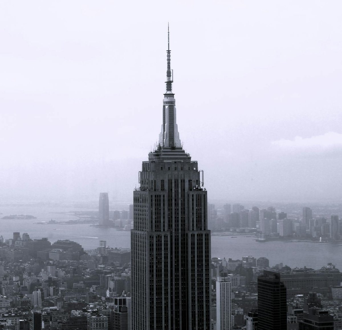 Empire State Building rising above Midtown Manhattan