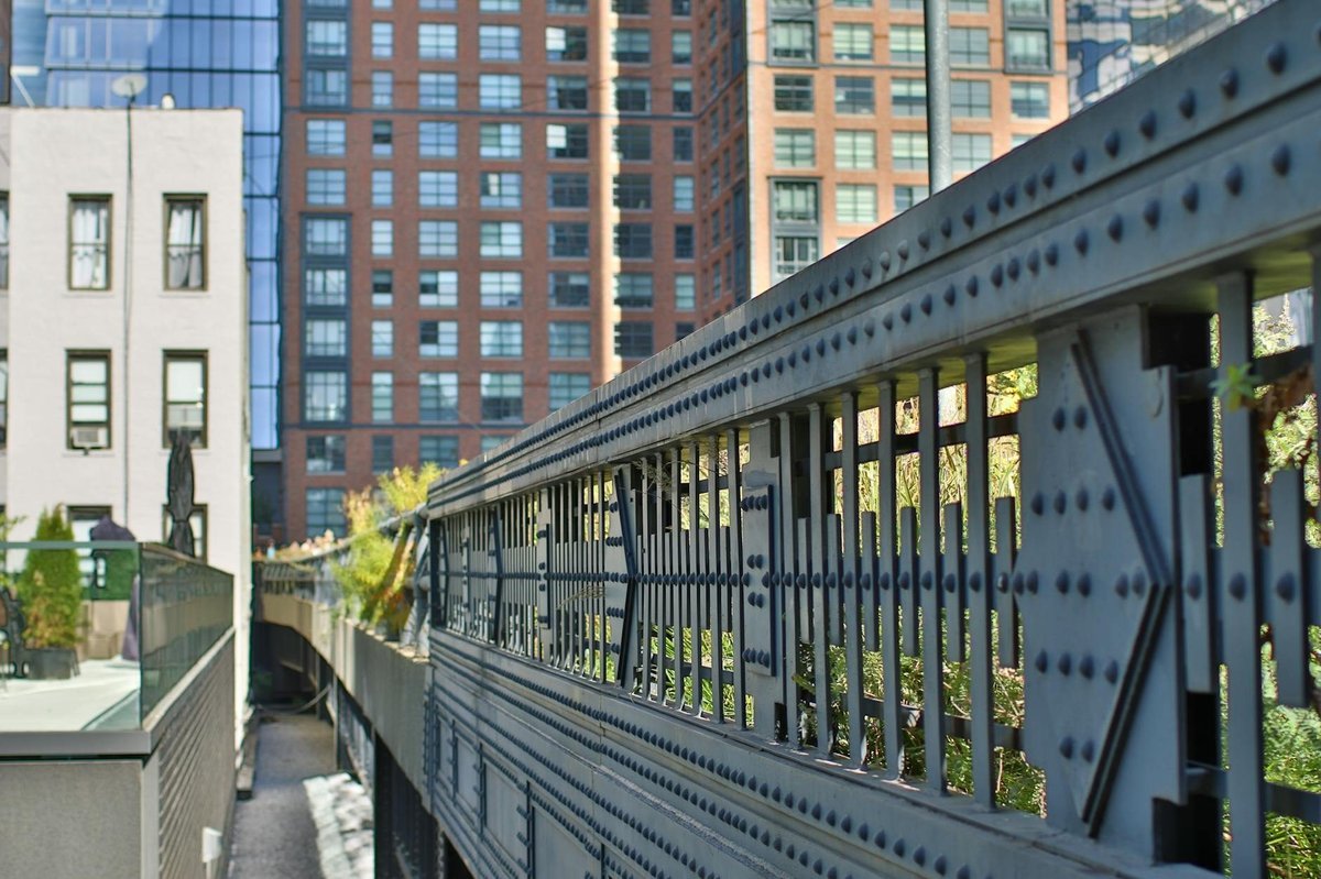 The High Line elevated park in Chelsea, New York